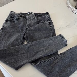 Loft. Black/gray jeans